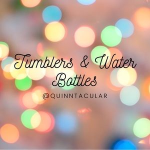 New and like new from Yeti, Stanley, and Tervis.